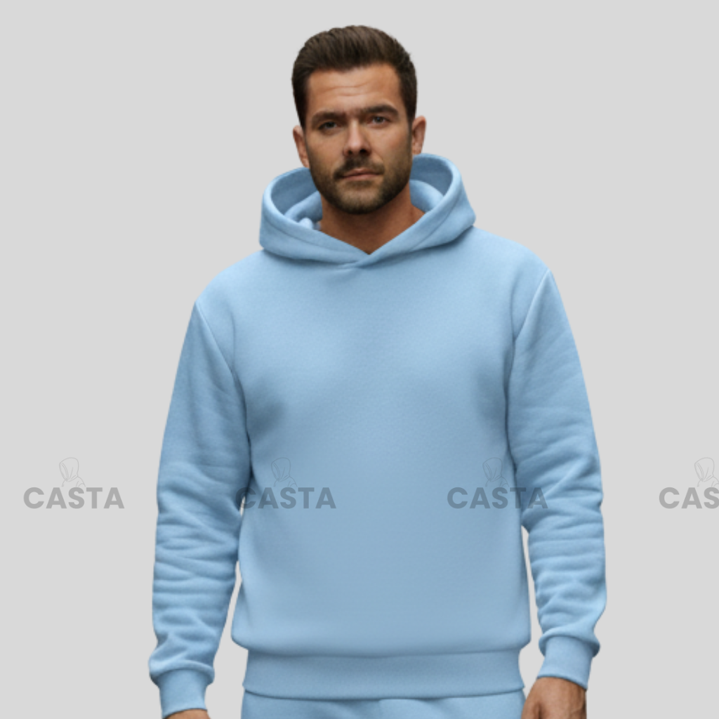 Oversize komplet – kapuljača PASTEL PLAVA