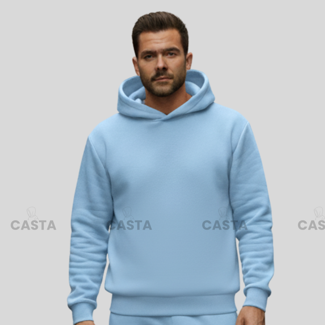 Oversize komplet – kapuljača PASTEL PLAVA