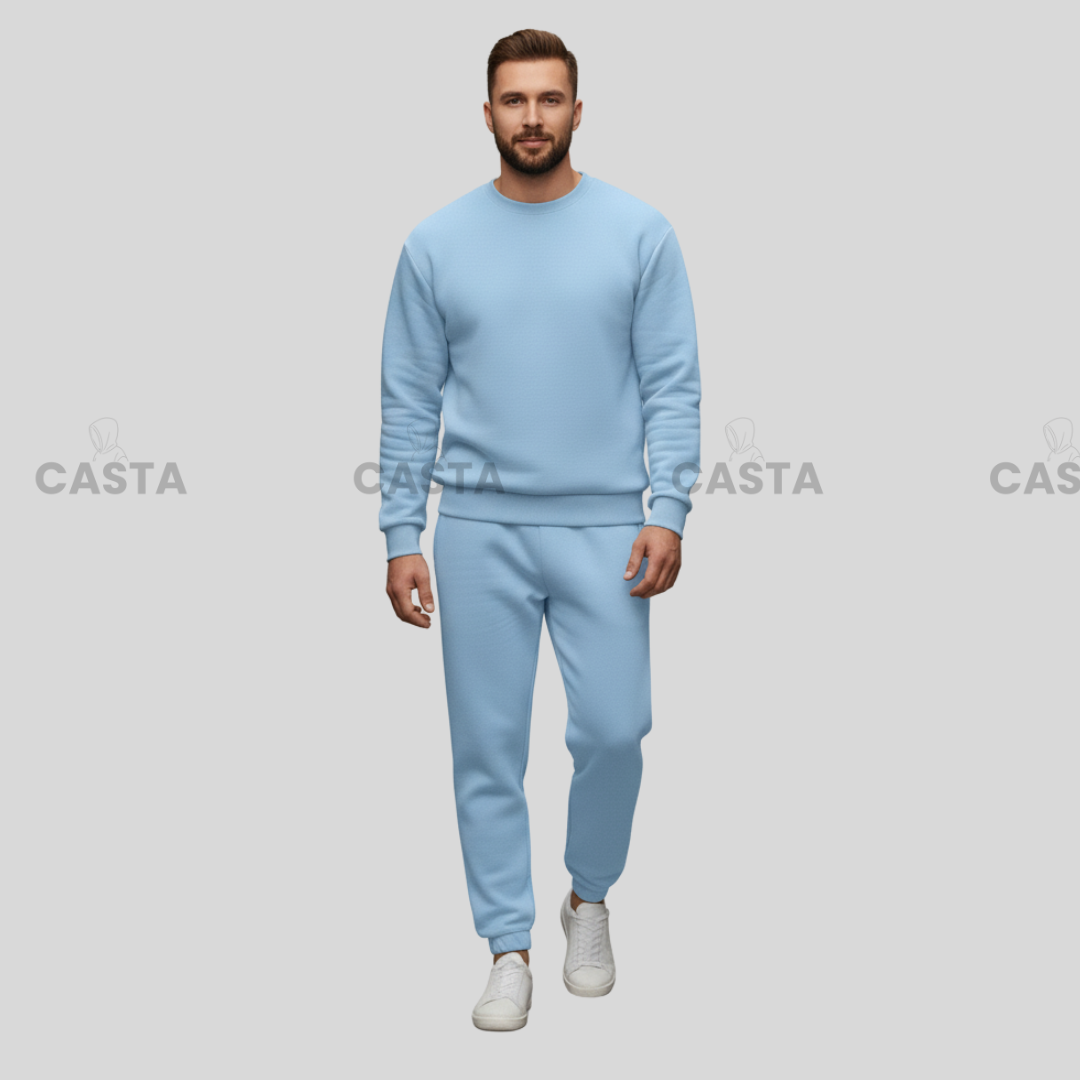 Oversize komplet – basic PASTEL PLAVA