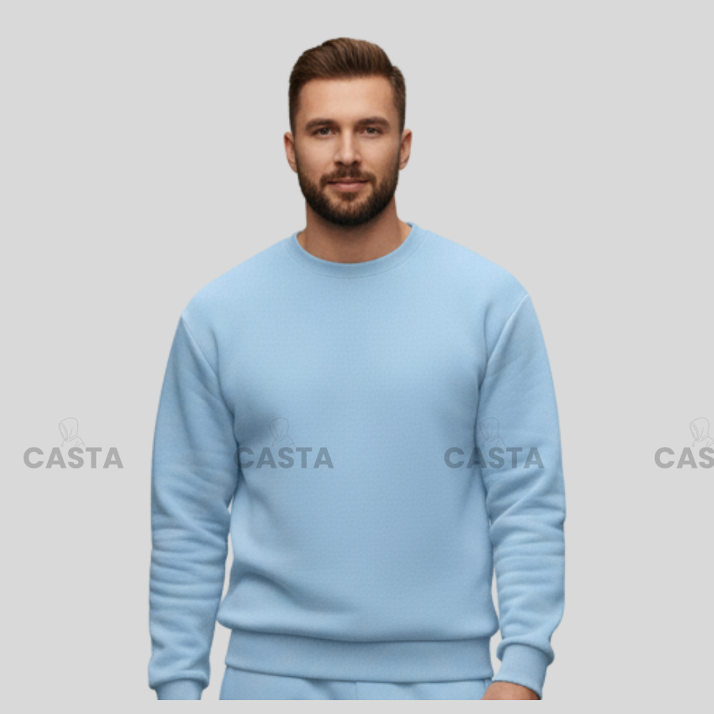 Oversize komplet – basic PASTEL PLAVA