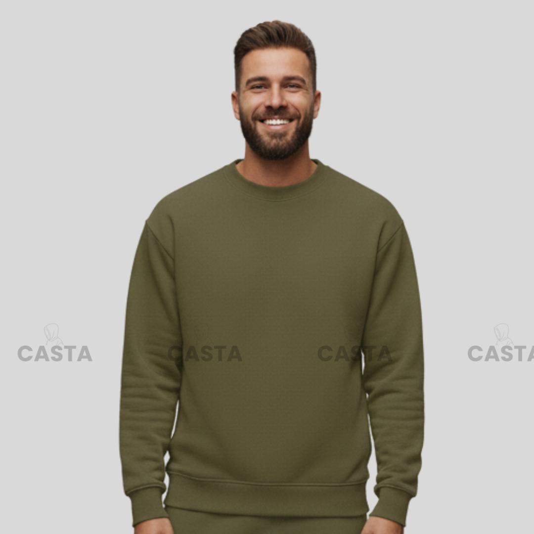Oversize komplet – basic - MASLINASTO ZELENA