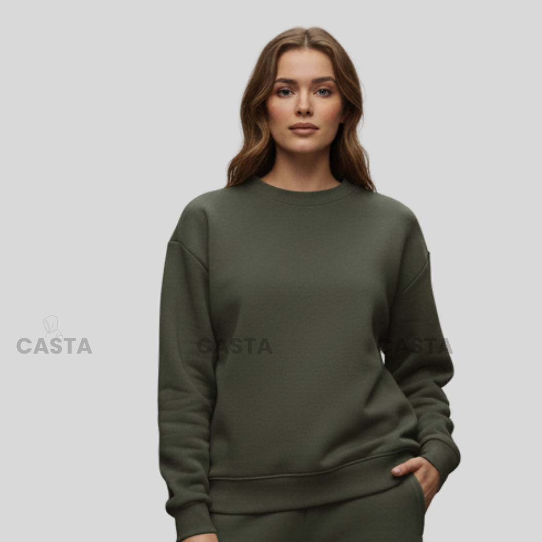 Oversize komplet – basic TAMNO MASLINASTA