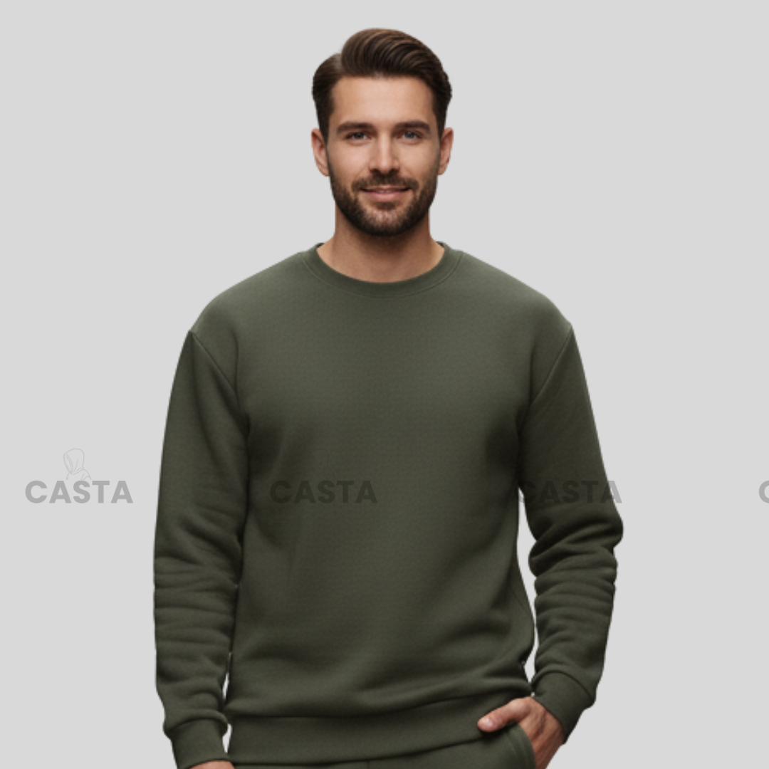 Oversize komplet – basic TAMNO MASLINASTA