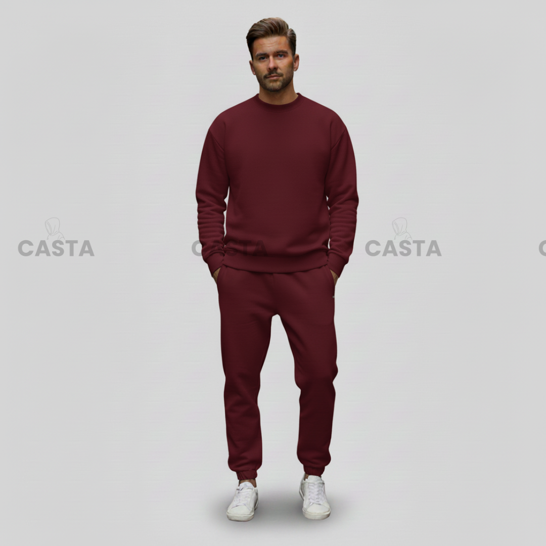 Oversize komplet – basic BURGUNDY/BORDO