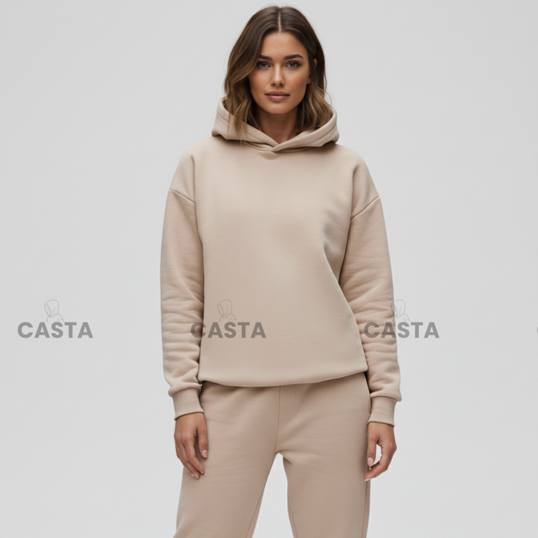 Oversize komplet – kapuljača BEŽ/KAPUĆINO