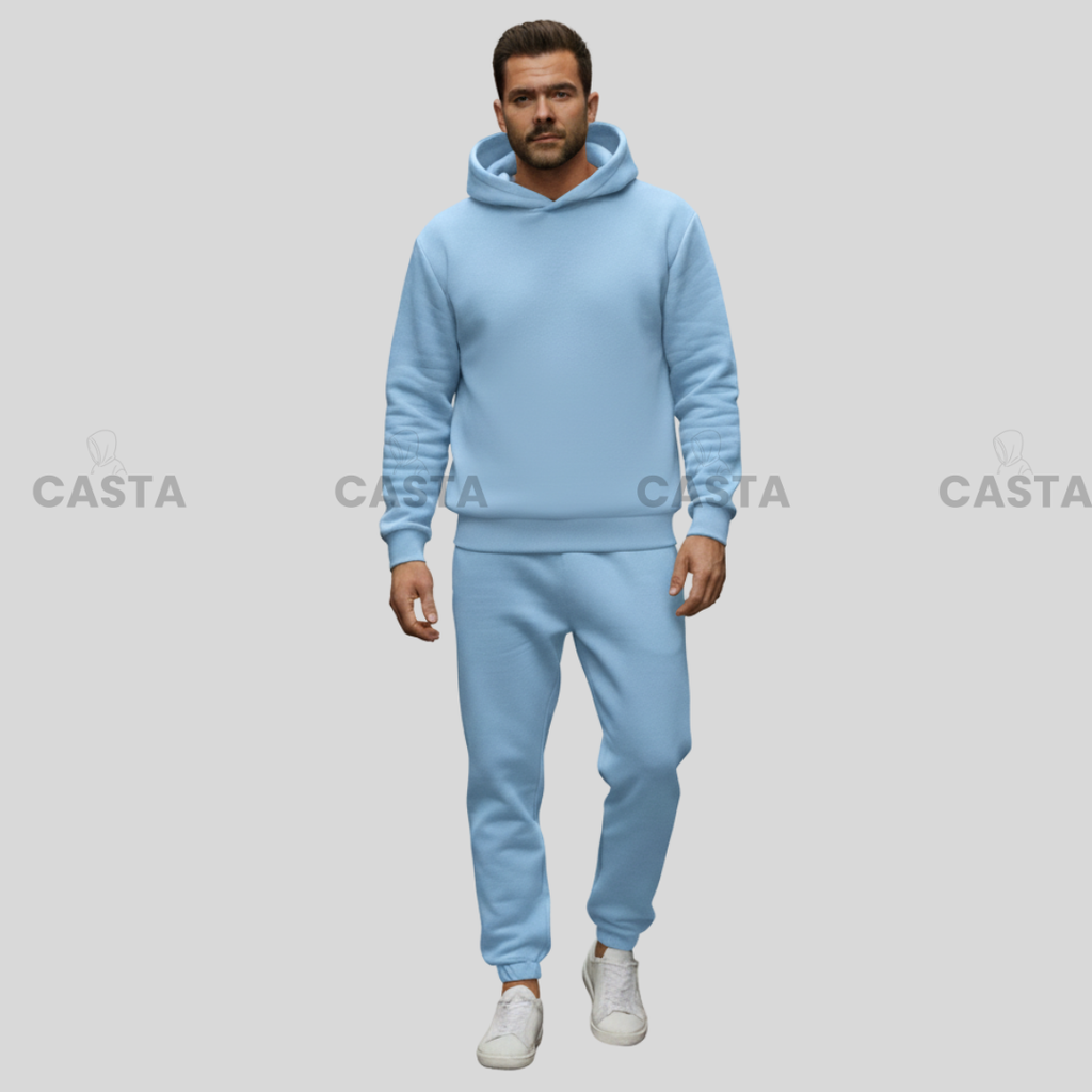 Oversize komplet – kapuljača PASTEL PLAVA