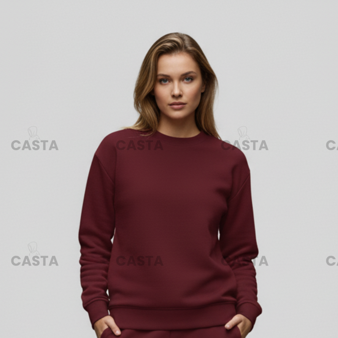 Oversize komplet – basic BURGUNDY/BORDO