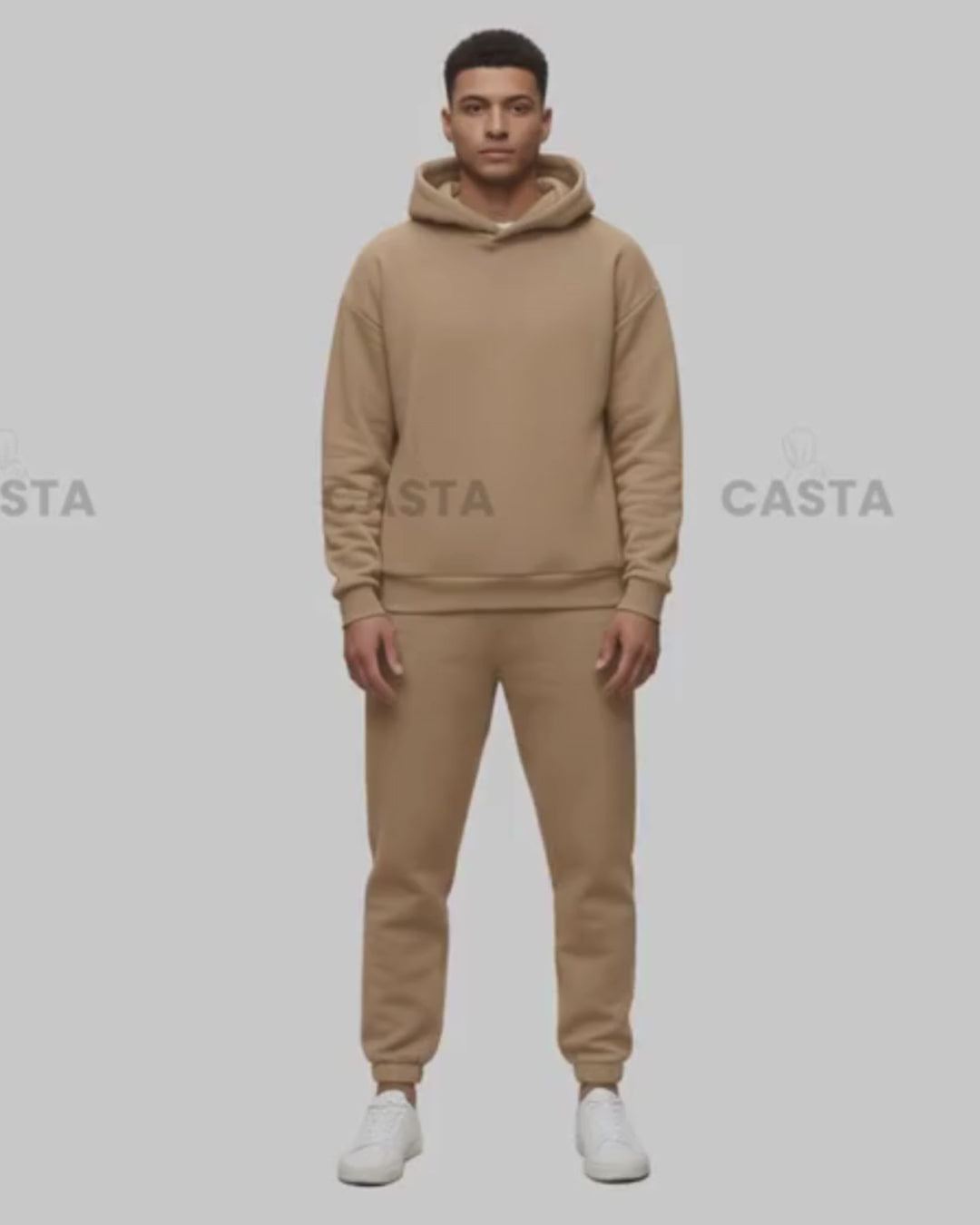 Oversize komplet – kapuljača CARAMEL / KARAMEL